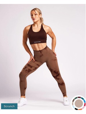 Oace Batik Büzgülü Tayt