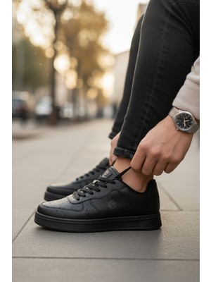 Enoch Bağcıklı ve Düz Tabanlı Erkek Casual Sneaker