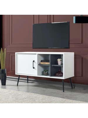EVMO Home 3112 Şile Tv Ünite 100 cm Beyaz