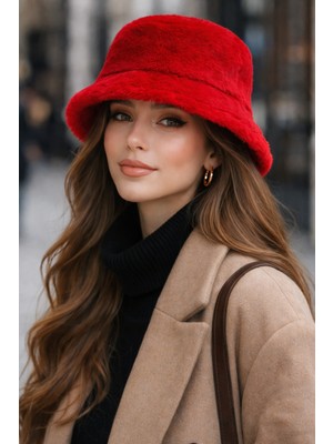Modex Yumuşak Doku Peluş Bucket Şapka