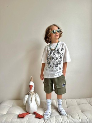 Yiğit Butik Kısa Kollu Kargo Cepli Şortlu Erkek Çocuk Takım