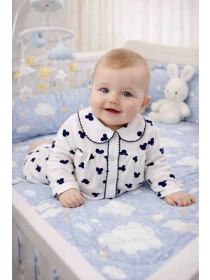 Melisa Ticaret %100 Pamuk Erkek Bebek 2li Pijama Takımı Baskılı