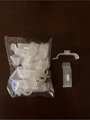 Konur Store Bej Renkli Stor Zebra Perde Tutucu 20 Adet Plastik Materyal ile Kolay Montaj