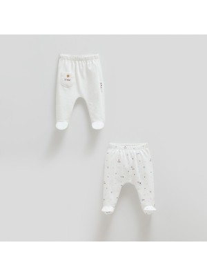 Caramell 2'li Patiksiz Pantolon 1534