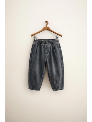 Magu Erkek Çocuk Pamuklu Antrasit Lastikli Pantolon