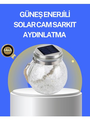Bahçe ve Teras Için Solar Cam Sarkıt LED Aydınlatma - KA002N-705939