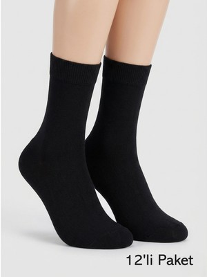 Balkonda Erkek Çorap 12'li Paket Bambu Soket - Livoni