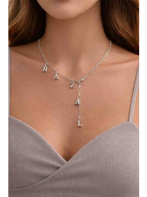 Uno Di Famiglia Kişiselleştirilebilir Çelik Isimli Y Kolye , Isimli Kolye , Sevgililer Günü Hediyesi