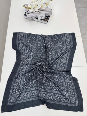 Acar İpek Etnik Desen Bambu Kraş Şal