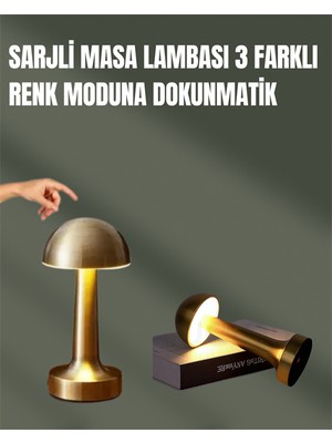 %100 Kademeli Ayarlanabilir Işık – USB Şarjlı Masa Lambası - KA002N-709JB1