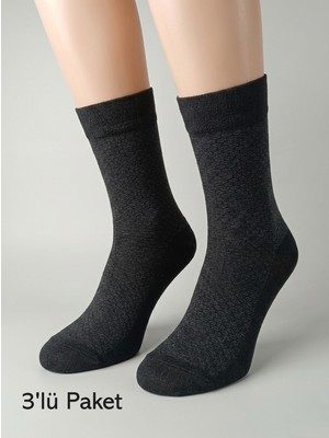 Balkonda Erkek Çorap 3'lü Paket Bambu Soket - Livoni