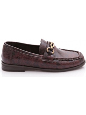 DGN PM386-K013 Kadin Tokali Loafer Ayakkabı
