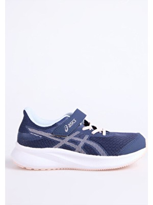 Asics Kız Çocuk Koşu Ayakkabısı 33 Numaralı Lacivert Renkli Tekstil Malzeme ile Günlük Kullanıma Uygun