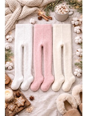 Pico Baby 3'lü Bebek & Çocuk Havlu Düz Renkli Külotlu Çorap