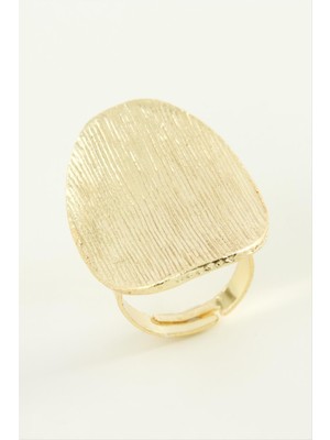 Nuveden Ieg™ Oval Metal Yüzük