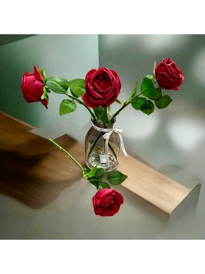 Sedosh Home Vision Yapay Kırmızı Islak Sonsuzluk Gülü - 40CM (1 Adet)  Ürün Açıklaması