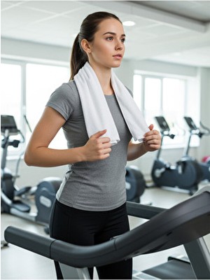 Mikrofiber Sporcu Havlusu, Ter Emici Fitness, Plates, Boks, Tenis, Spor Havlusu