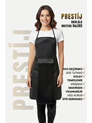 Sevilya Prestij Sıvı Geçirmez Su Geçirmez Mutfak Önlüğü