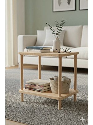 Peka Yan Sehpa - Komodin - Salon - Oturma Odası Zigon Sehpa