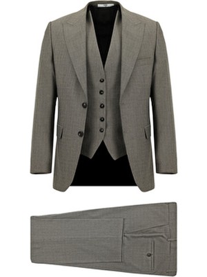 Kiğılı 6 Drop Regular Fit Standart Kesim Kombinli Yelekli Takım Elbise