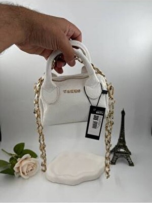 Marka Beyaz Mini Speedy Çanta