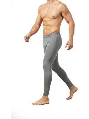 Rizz Up Unisex Gri Dar Kesim Termal Taytı – Soğuk Havalar & Spor Kullanımı 2607073