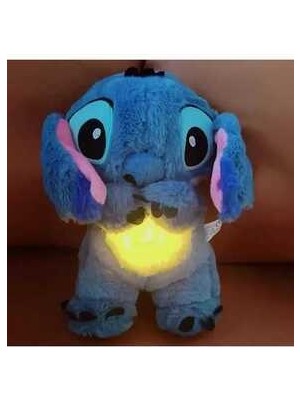 Nefes Alan Stitch Peluş Uyku Arkadaşı Mavi Renk 25 cm Karakter Temalı