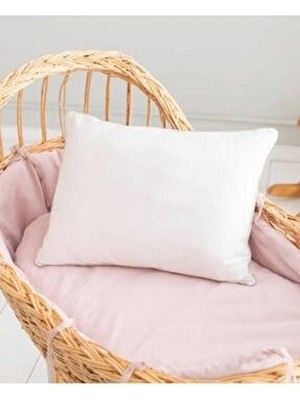 Gelincik Çeyiz Bebek Yastığı Boncuk Silikon Dolgulu %100 Pamuk Kılıflı 35 x 45 Cm.