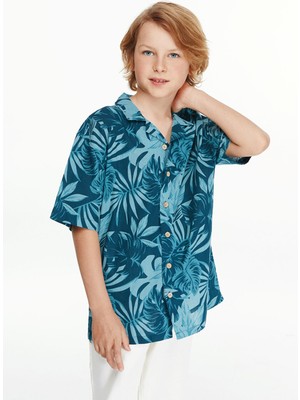 Lc Waikiki Yeni Sezon Kısa Kollu Erkek Çocuk Gömlek