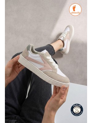 Albishoes Unisex Kadın Erkek Yazlık Hafif Rahat Taban Sneaker Anatomik Bağcıklı Unisex Spor Ayakkabı