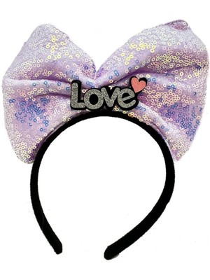 Belle Fusion Mey Ithalat® LED Işıklı 3 Farklı Fonnessiworldiyonda Yanan Lila Fiyonk Taç 20X17 cm