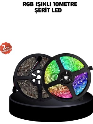 Belle Fusion Mey Ithalat® Smart Şerit LED Kumandalı USB Enerjili Suya Dayanıklı Dekoratif Aydınlatma