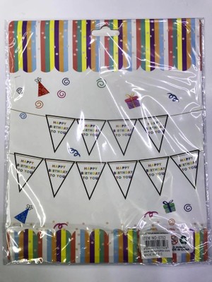 Belle Fusion Mey Ithalat® Happy Birthday To You Flama Bayrak Süs