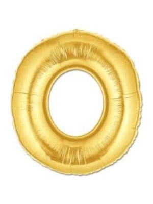 Belle Fusion Mey Ithalat® O Harf Folyo Balon Altın Renk  40 Inç