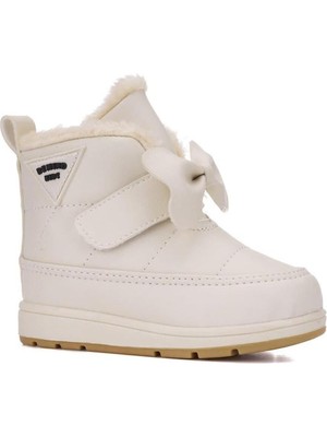 Bebek Sepeti 341 Kız Bej Renk Içi Kürklü Bot