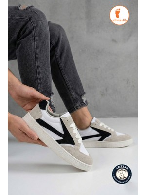 Albishoes Unisex Kadın Erkek Yazlık Hafif Rahat Taban Sneaker Anatomik Bağcıklı Unisex Spor Ayakkabı