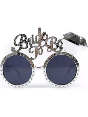 Belle Fusion Mey Ithalat® Gümüş Renk Bride To Be Yazılı Gelin Gözlüğü 15X10 cm