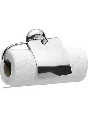 Belle Fusion Mey Ithalat® Dekoratif Kapaklı Paslanmaz Kağıt Havluluk Rulo Havlu Tutacağı