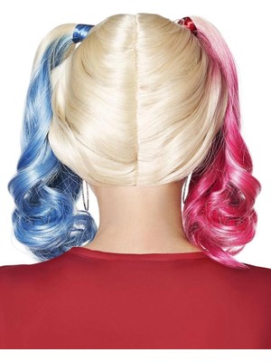 Belle Fusion Mey Ithalat® Suicide Squad Harley Quinn Kostüm Peruk