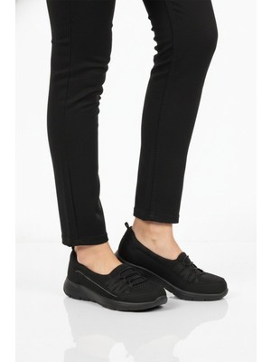 Walkway Siyah Kadın Yürüyüş ve Spor Ayakkabı