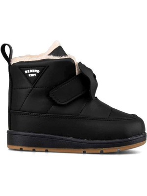 Bebek Sepeti 341 Kız Siyah Renk Içi Kürklü Bot