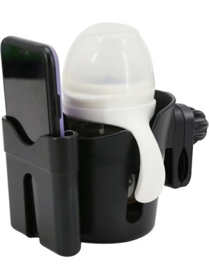 Belle Fusion Mey Ithalat®  ikisi Bir Arada Bardak Tutacağı ve Telefon Tutucu