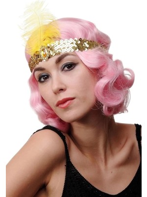 Belle Fusion Mey Ithalat® 70 Ler 80 Ler 90 Lar Temalı Altın Renk Çarliston Saç Bandı Nessiworld