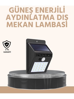 Belle Fusion Mey Ithalat® Enerji Tasarruflu ve Otomatik Sensörlü LED Güneş Işığı – Dış Mekan Uyumlu