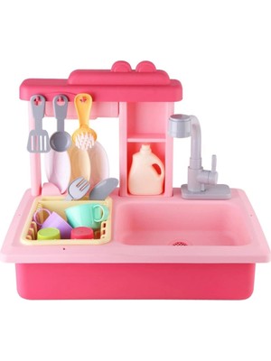 Belle Fusion Mey Ithalat® Pilli Interaktif Lavabo Seti Pembe