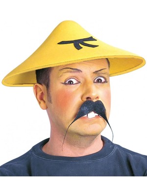 Belle Fusion Mey Ithalat® Uzak Doğu Asyalı Çin Japon Şapkası Sarı Renk