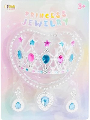 Belle Fusion Mey Ithalat® Prenses Tacı ve Takı Seti
