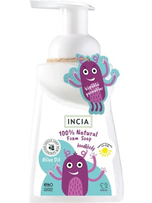 Belle Fusion Mey Ithalat® Incia Doğal Çocuklar Için Zeytinyağlı Köpük Sabun 200 ml