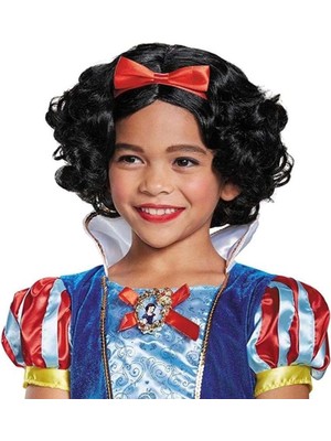 Belle Fusion Mey Ithalat® Pamuk Prenses Peruğu Kırmızı Fiyonklu