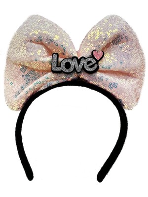 Belle Fusion Mey Ithalat® LED Işıklı 3 Farklı Fonnessiworldiyonda Yanan Toz Pembe Fiyonk Taç 20X17 cm